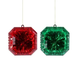 13cm Acrylic Jewel Christmas Ornament Tree Decoration