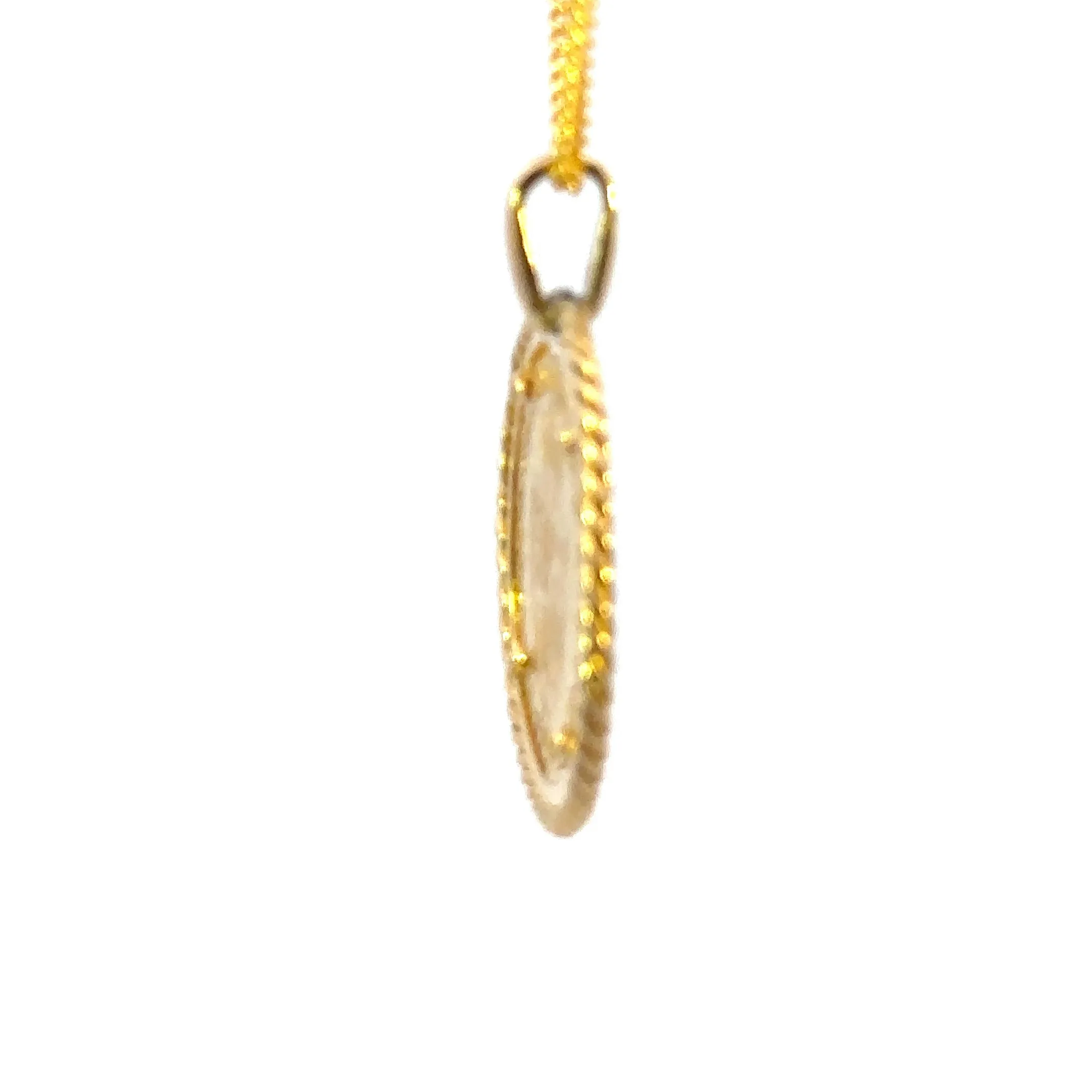 1790 "Spade Guinea" set in 22ct Yellow Gold Coin Holder Pendant
