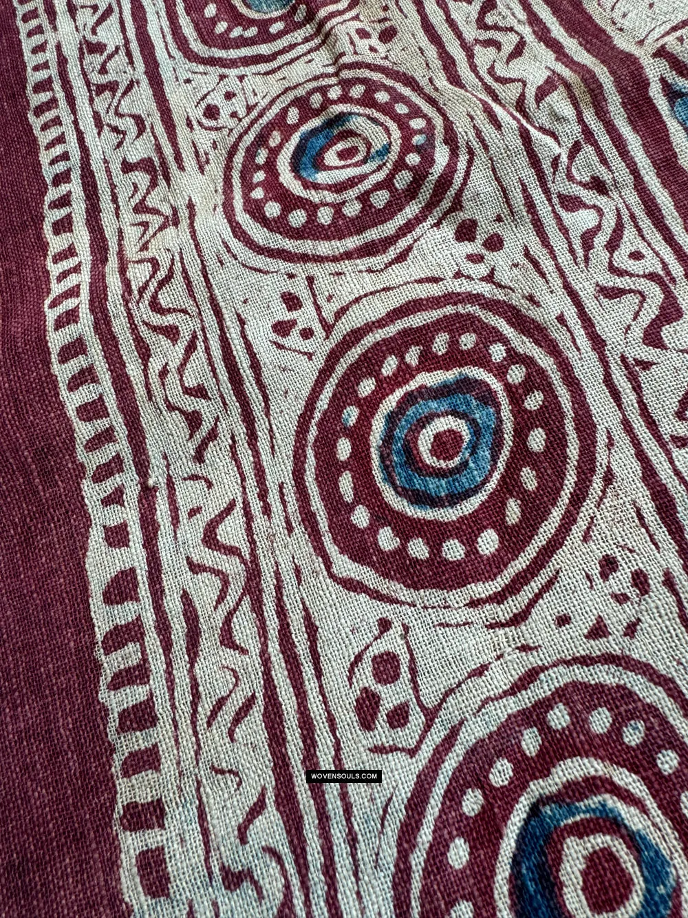 1922 SOLD Antique Indian Trade Textile Toraja - Indigo