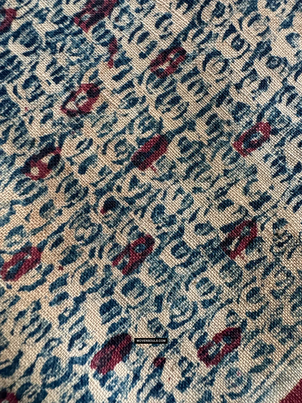 1922 SOLD Antique Indian Trade Textile Toraja - Indigo