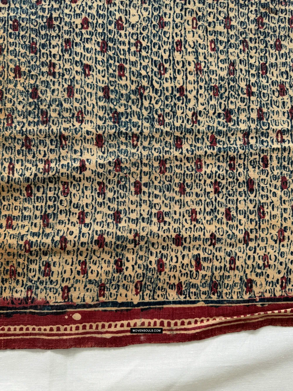 1922 SOLD Antique Indian Trade Textile Toraja - Indigo