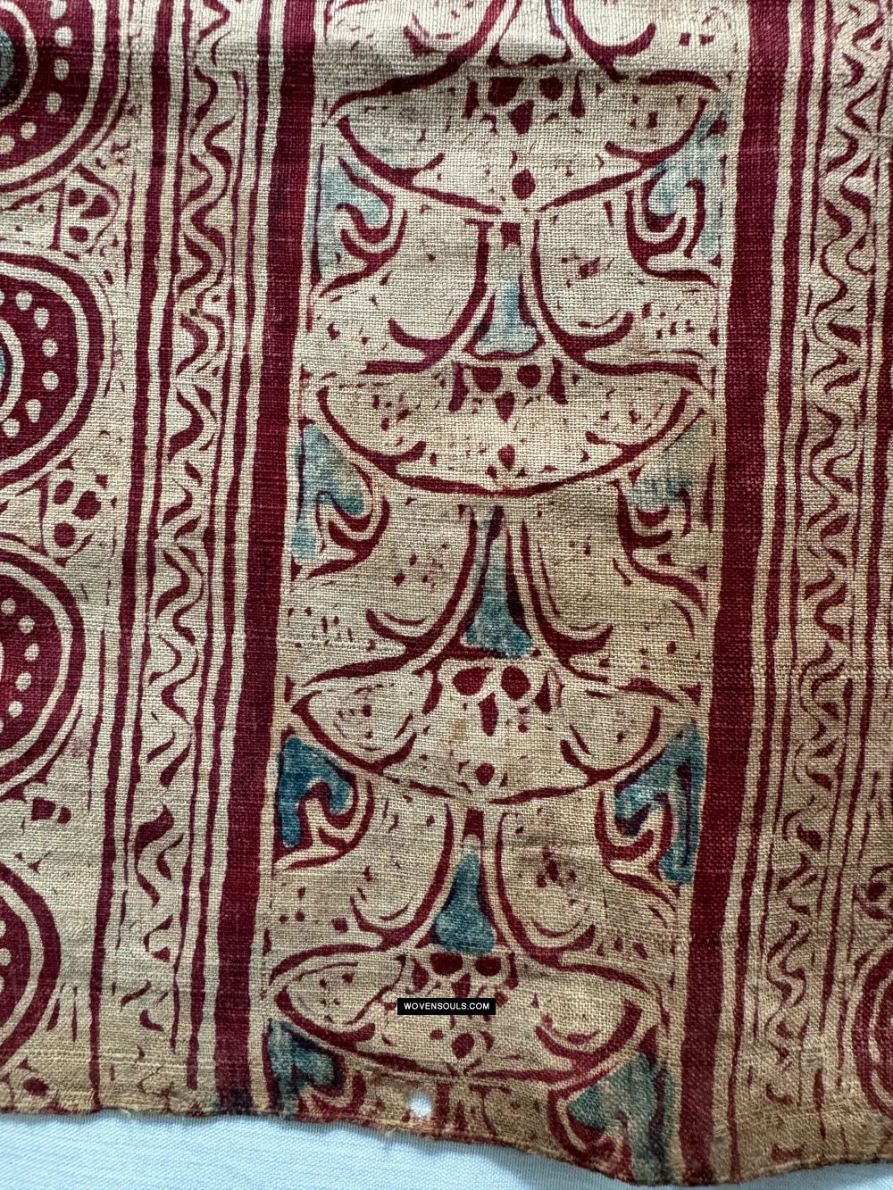 1922 SOLD Antique Indian Trade Textile Toraja - Indigo