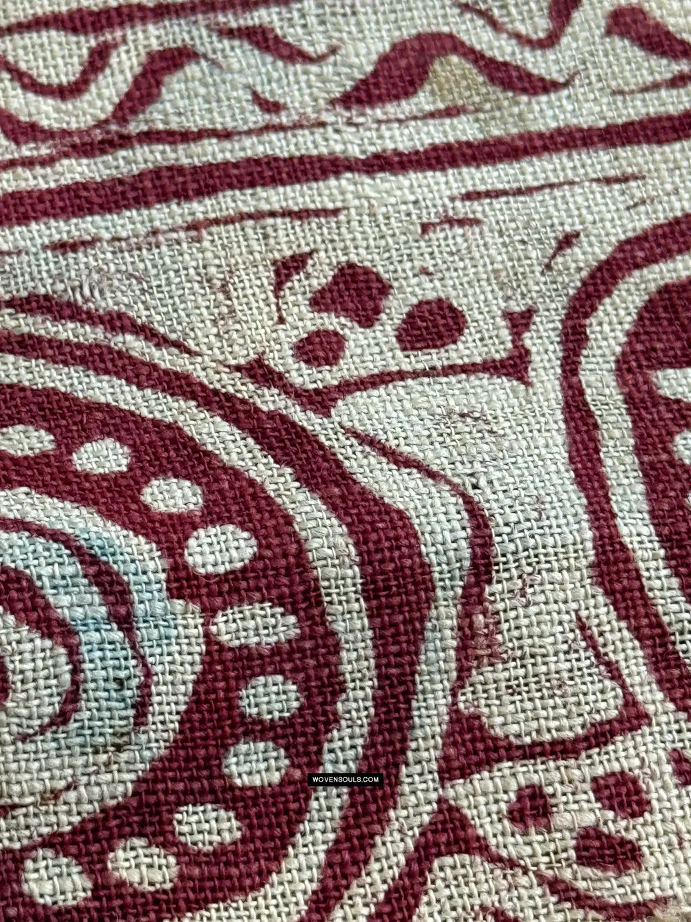 1922 SOLD Antique Indian Trade Textile Toraja - Indigo