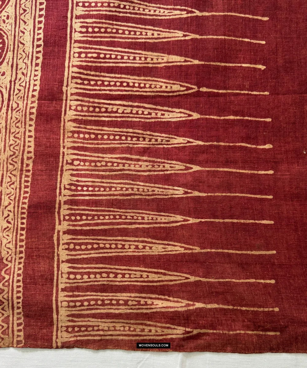1922 SOLD Antique Indian Trade Textile Toraja - Indigo