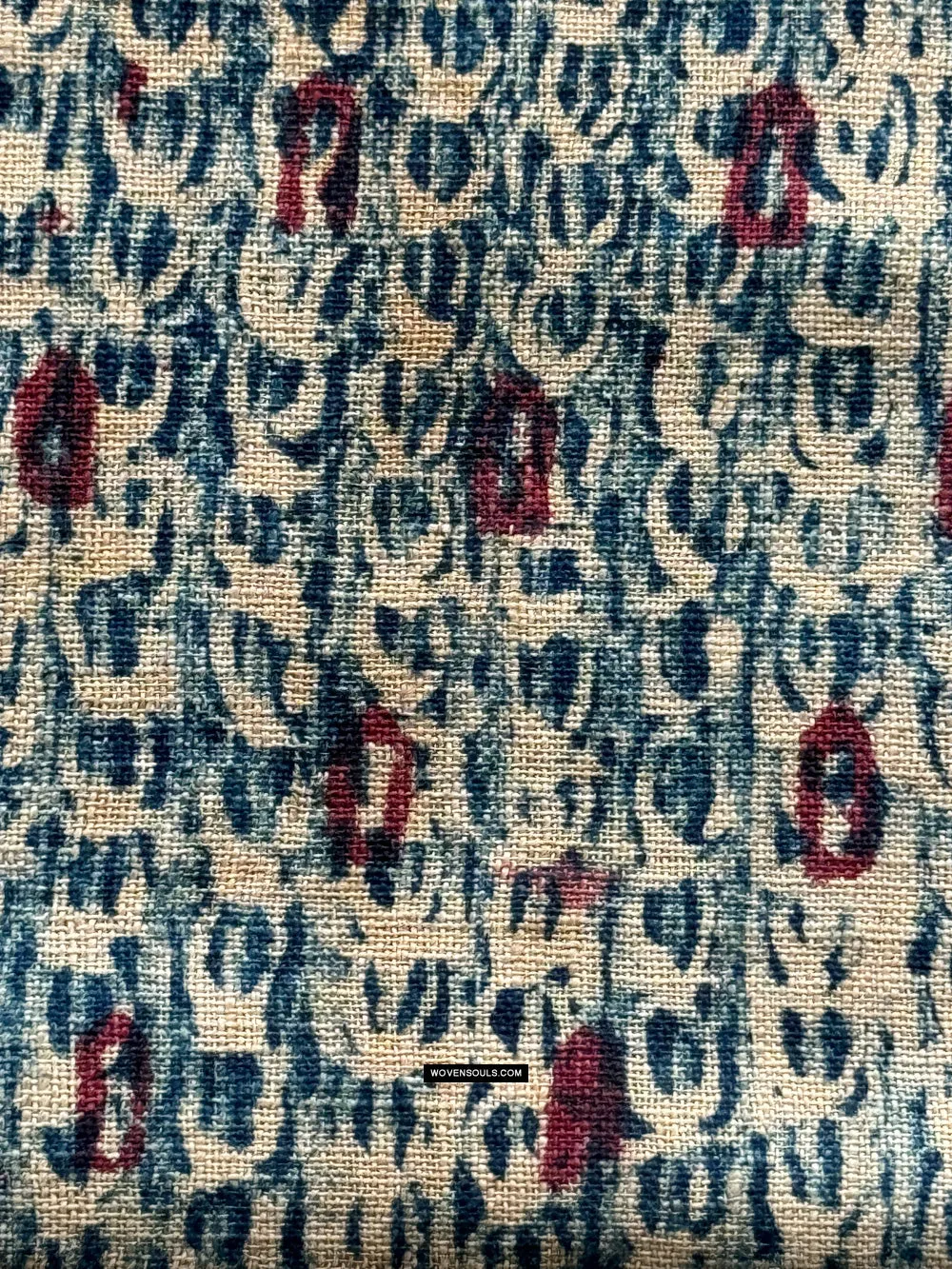 1922 SOLD Antique Indian Trade Textile Toraja - Indigo