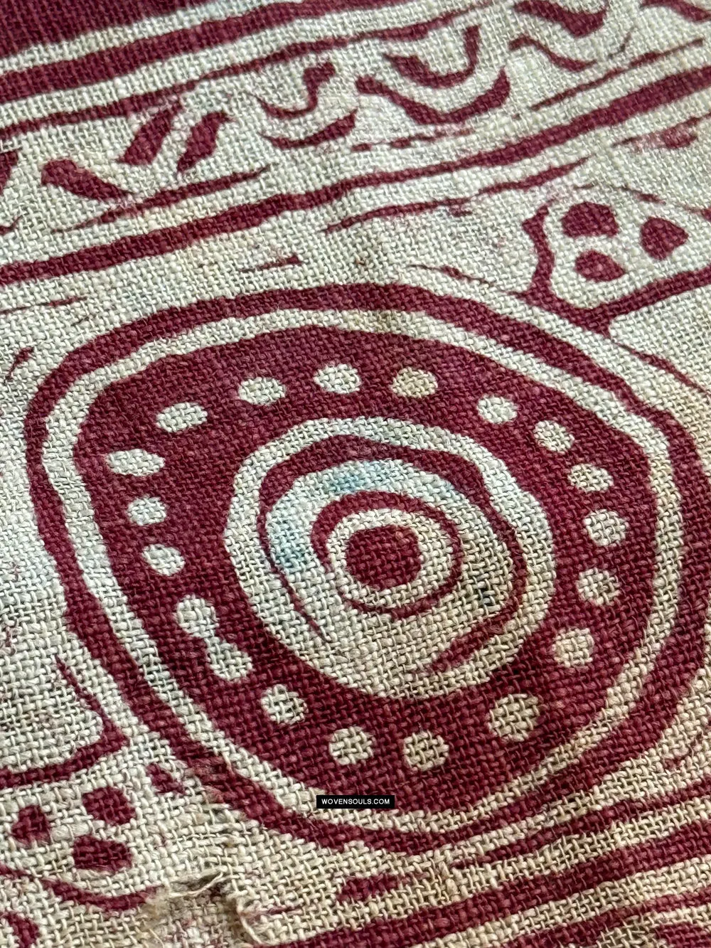 1922 SOLD Antique Indian Trade Textile Toraja - Indigo