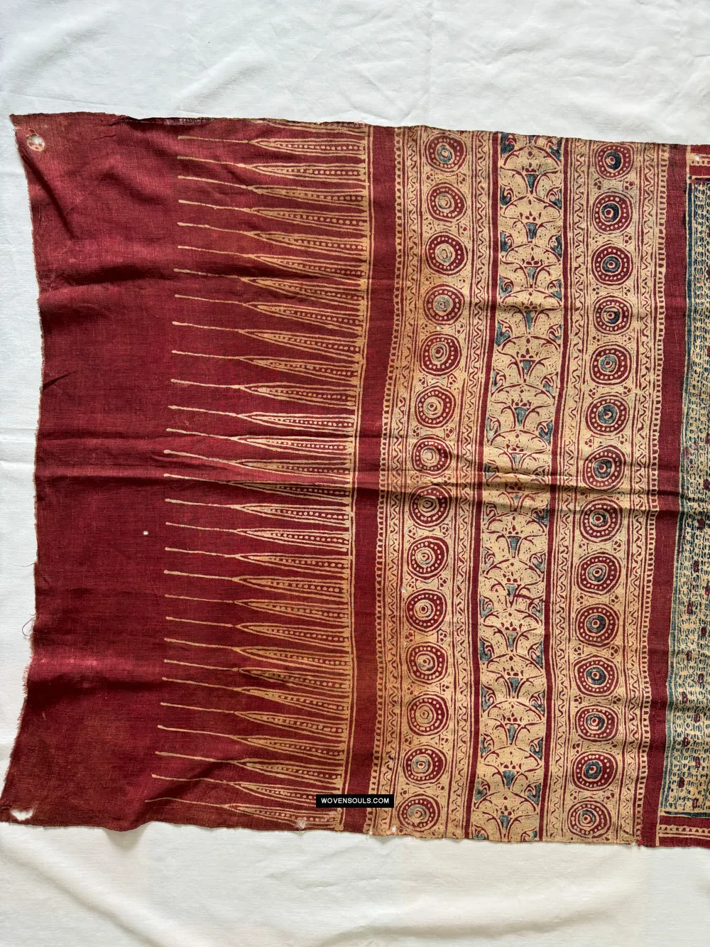 1922 SOLD Antique Indian Trade Textile Toraja - Indigo