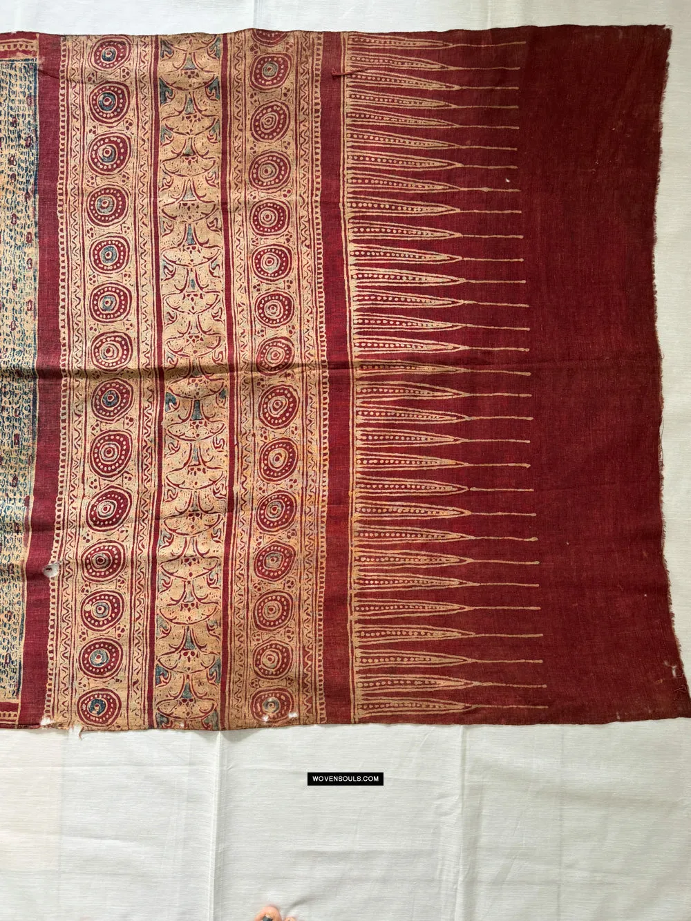 1922 SOLD Antique Indian Trade Textile Toraja - Indigo