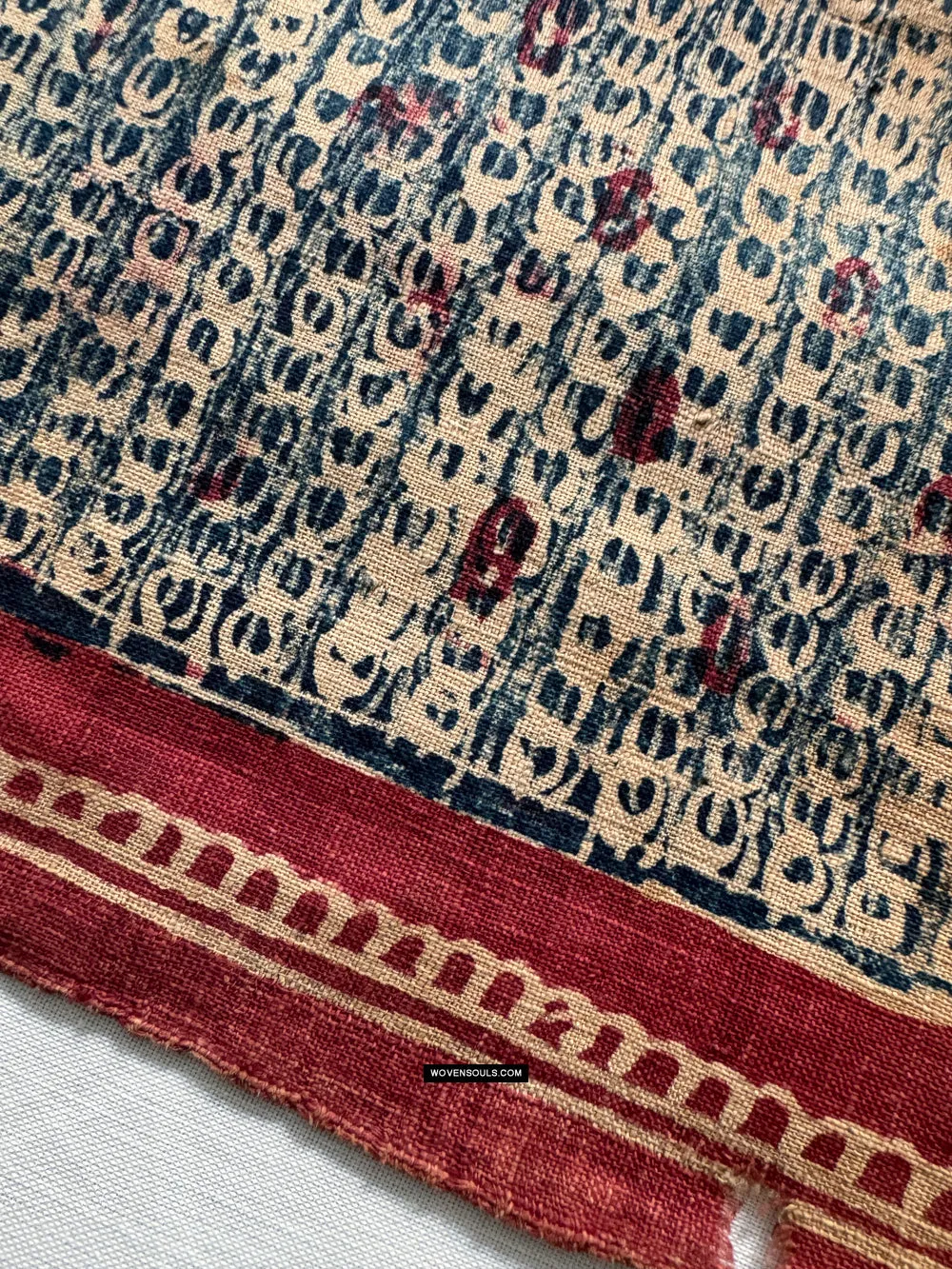 1922 SOLD Antique Indian Trade Textile Toraja - Indigo