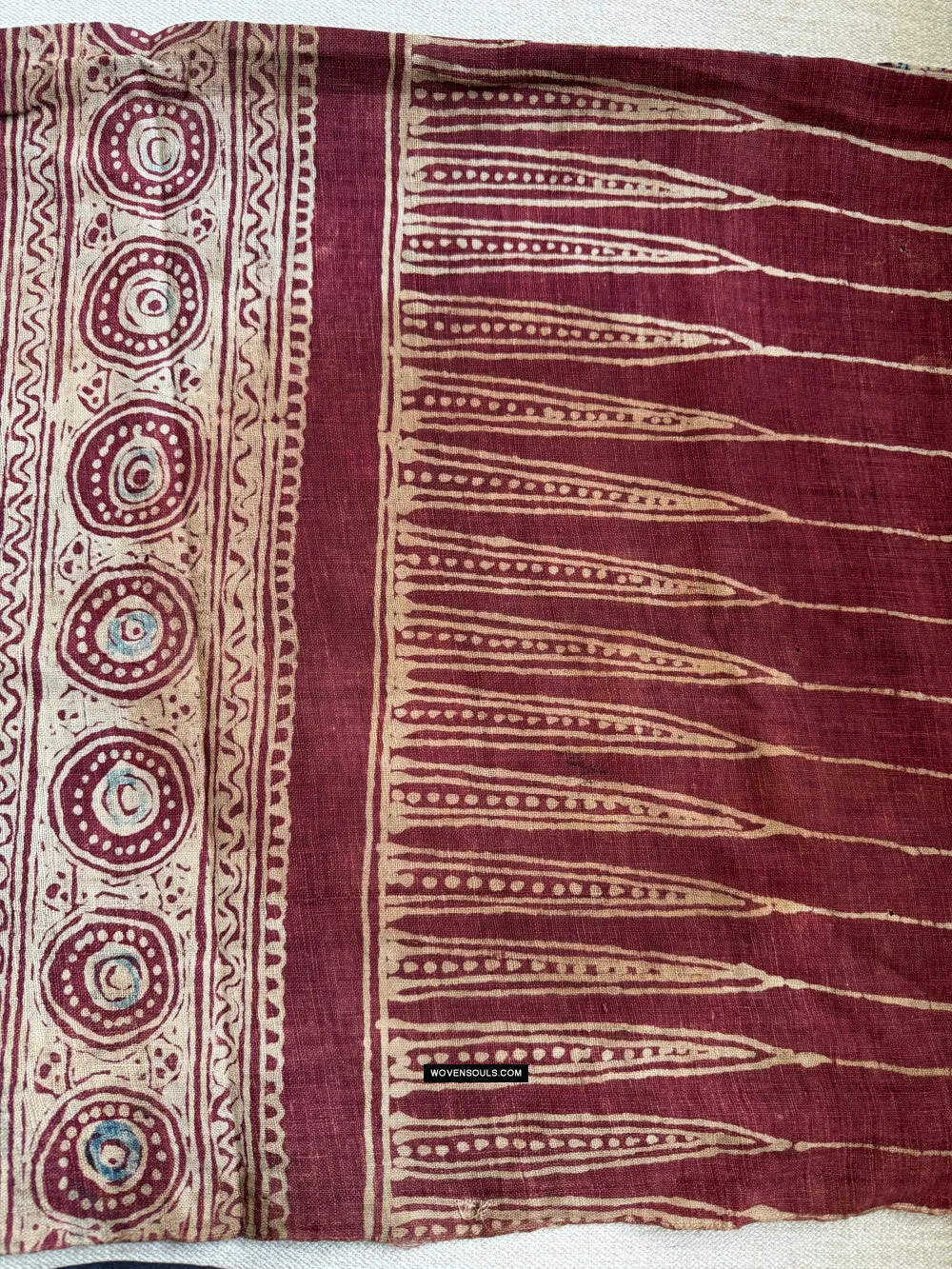 1922 SOLD Antique Indian Trade Textile Toraja - Indigo