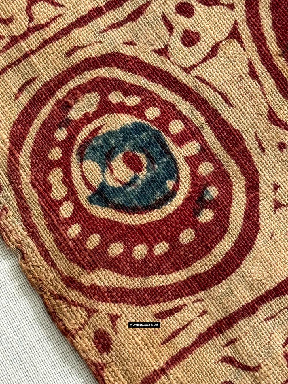 1922 SOLD Antique Indian Trade Textile Toraja - Indigo