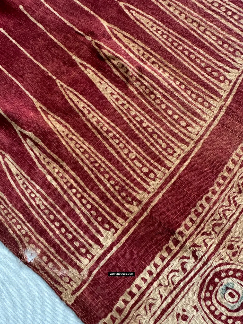 1922 SOLD Antique Indian Trade Textile Toraja - Indigo