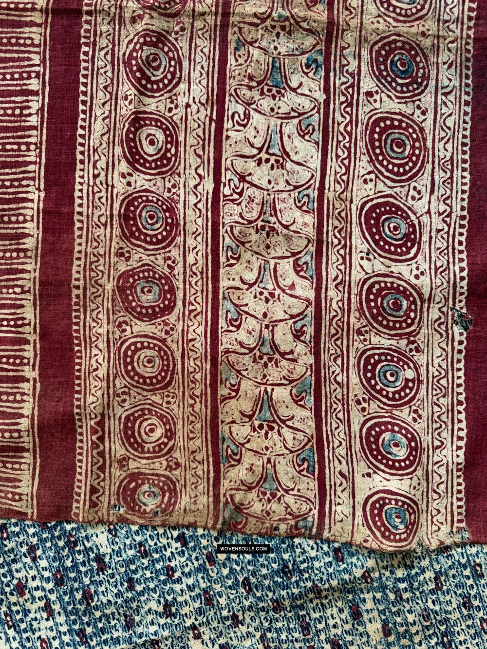 1922 SOLD Antique Indian Trade Textile Toraja - Indigo
