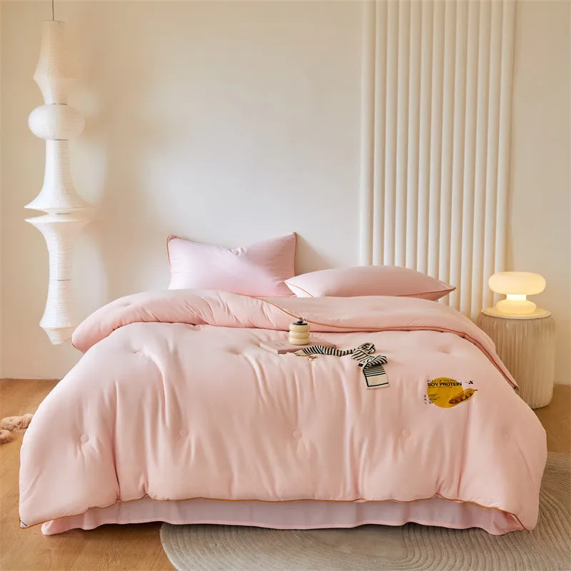 20% Soy Fiber Baby Blanket, Anti-bacterial, 150x200cm-220x240cm, Knitted Craftsmanship