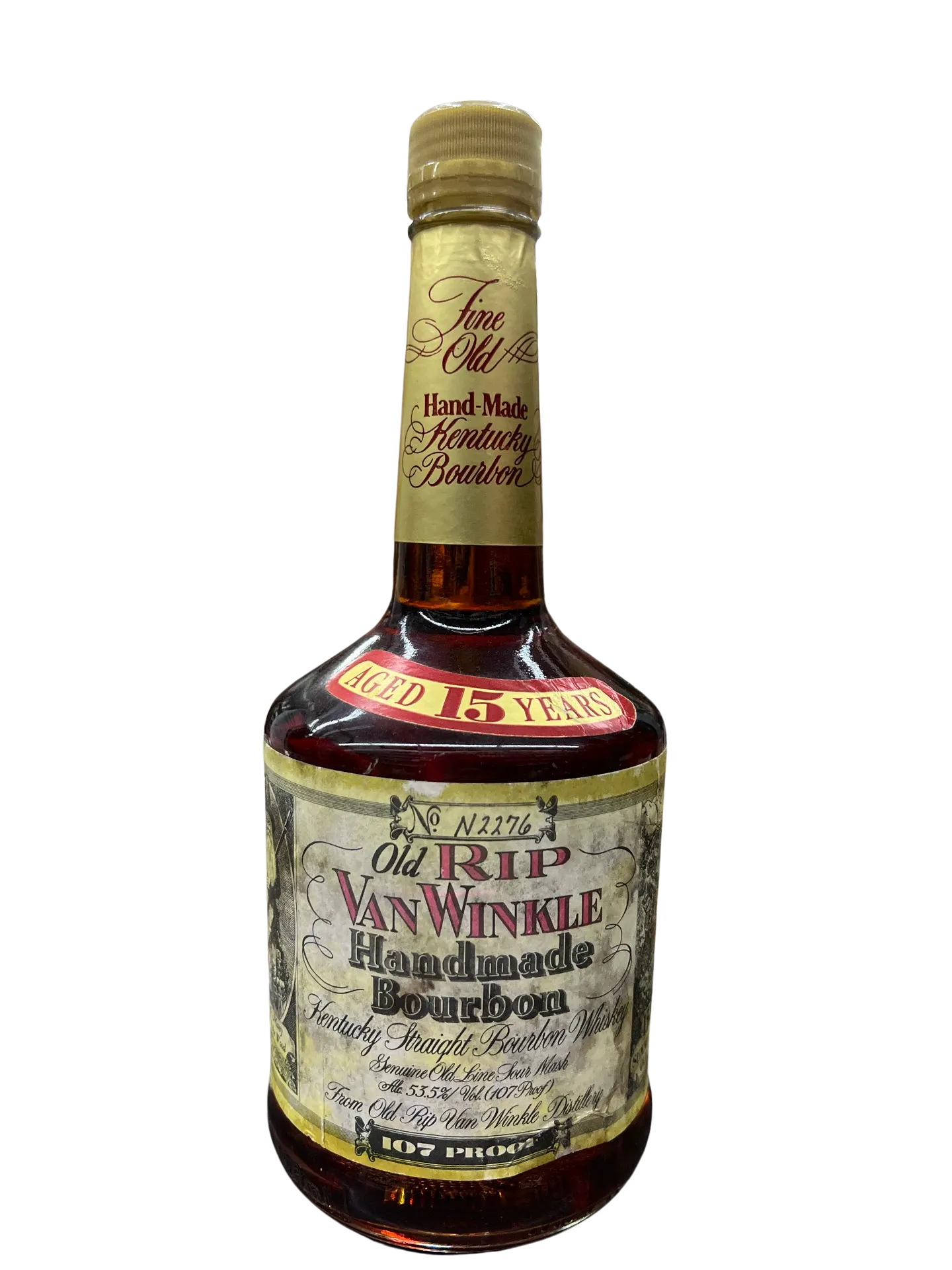 2002 Old Rip Van Winkle Pappy Van Winkle's Family Reserve 15 Year Old Kentucky Straight Bourbon Whiskey 750ml