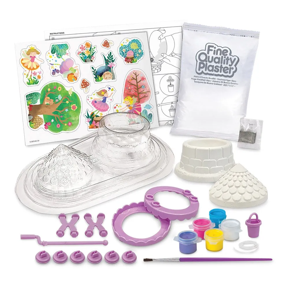 4M KIDZMAKER MOULD & PAINT FAIRY WISHING WELL