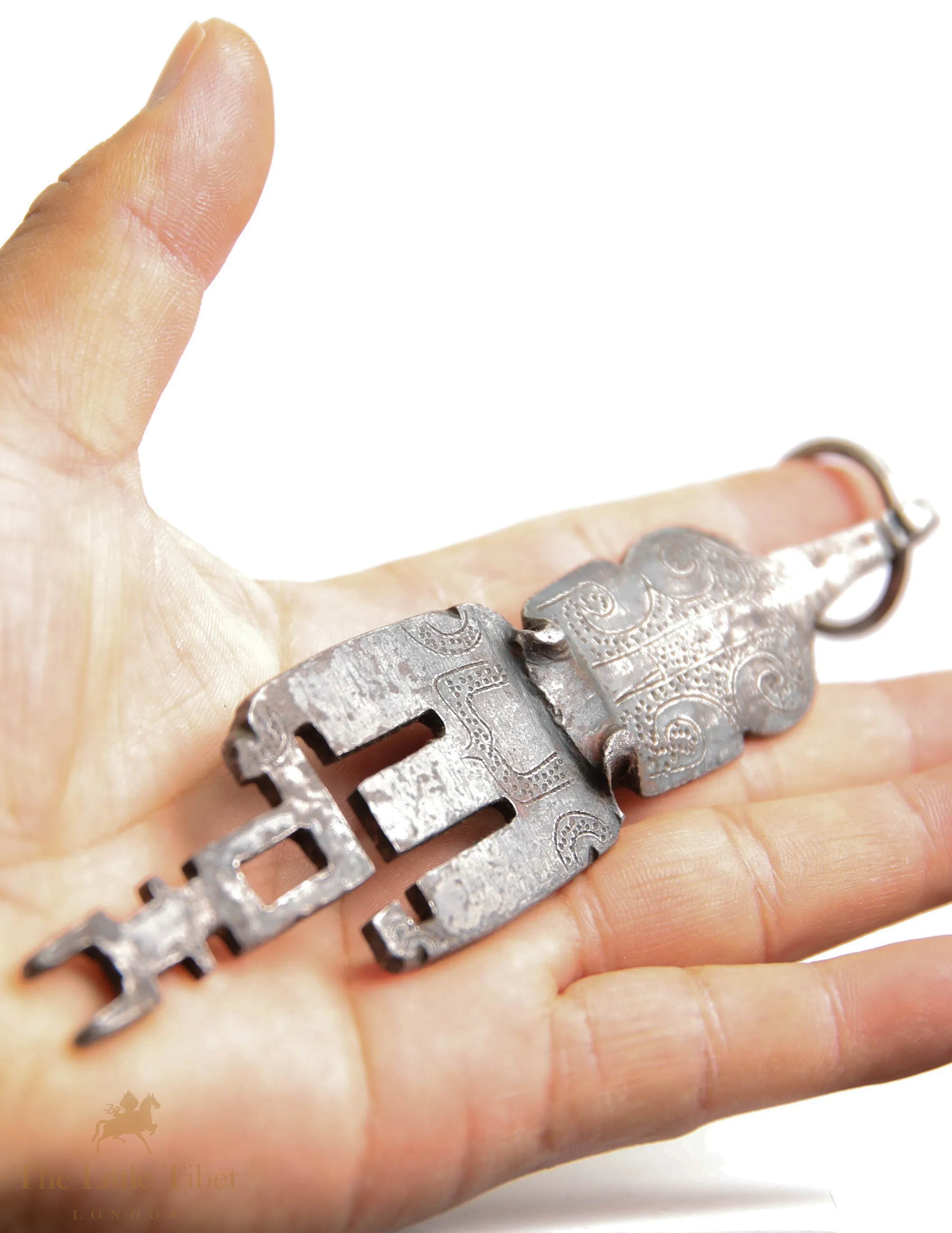 A Large 18th Century Tibetan Key - Antique Temple Guardian Key
