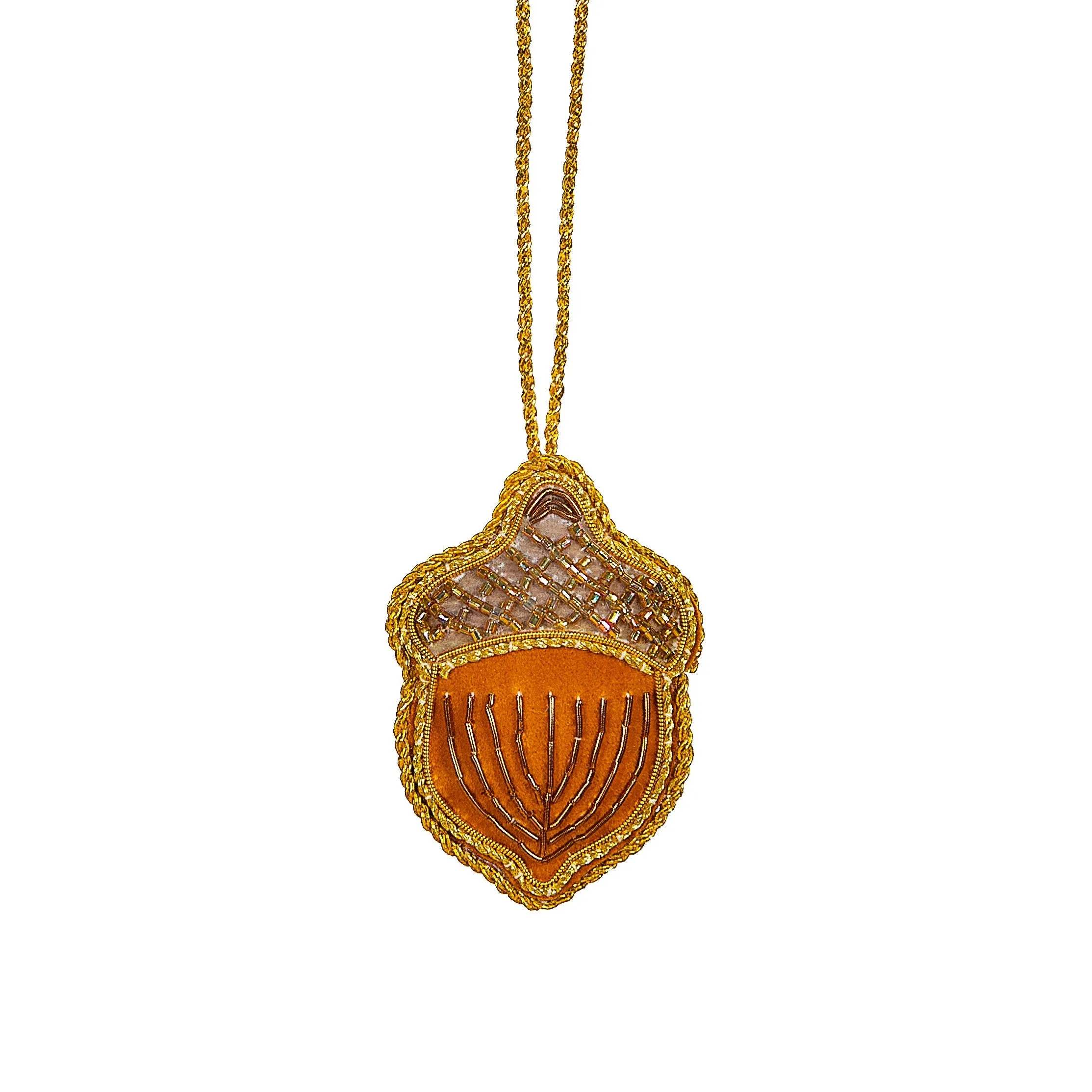 Acorn Zari Embroidery Decoration