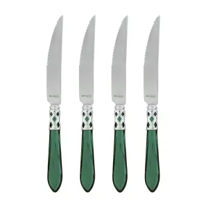 Aladdin Brilliant Green Steak Knives (Set of 4)