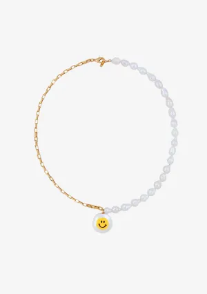 All Smiles Necklace 15" by Martha Calvo