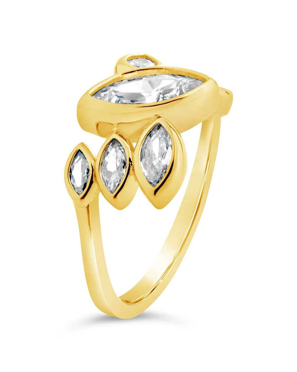 Anatasia Elongated CZ Ring