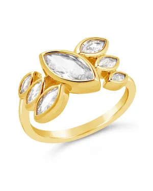 Anatasia Elongated CZ Ring