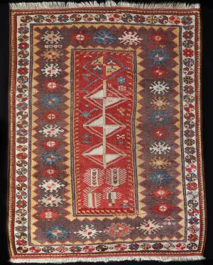 Antique Ada Milas Rug 3'8"x5'2"
