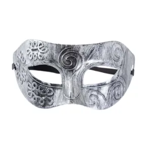 Antique Venetian Eye Mask - Silver