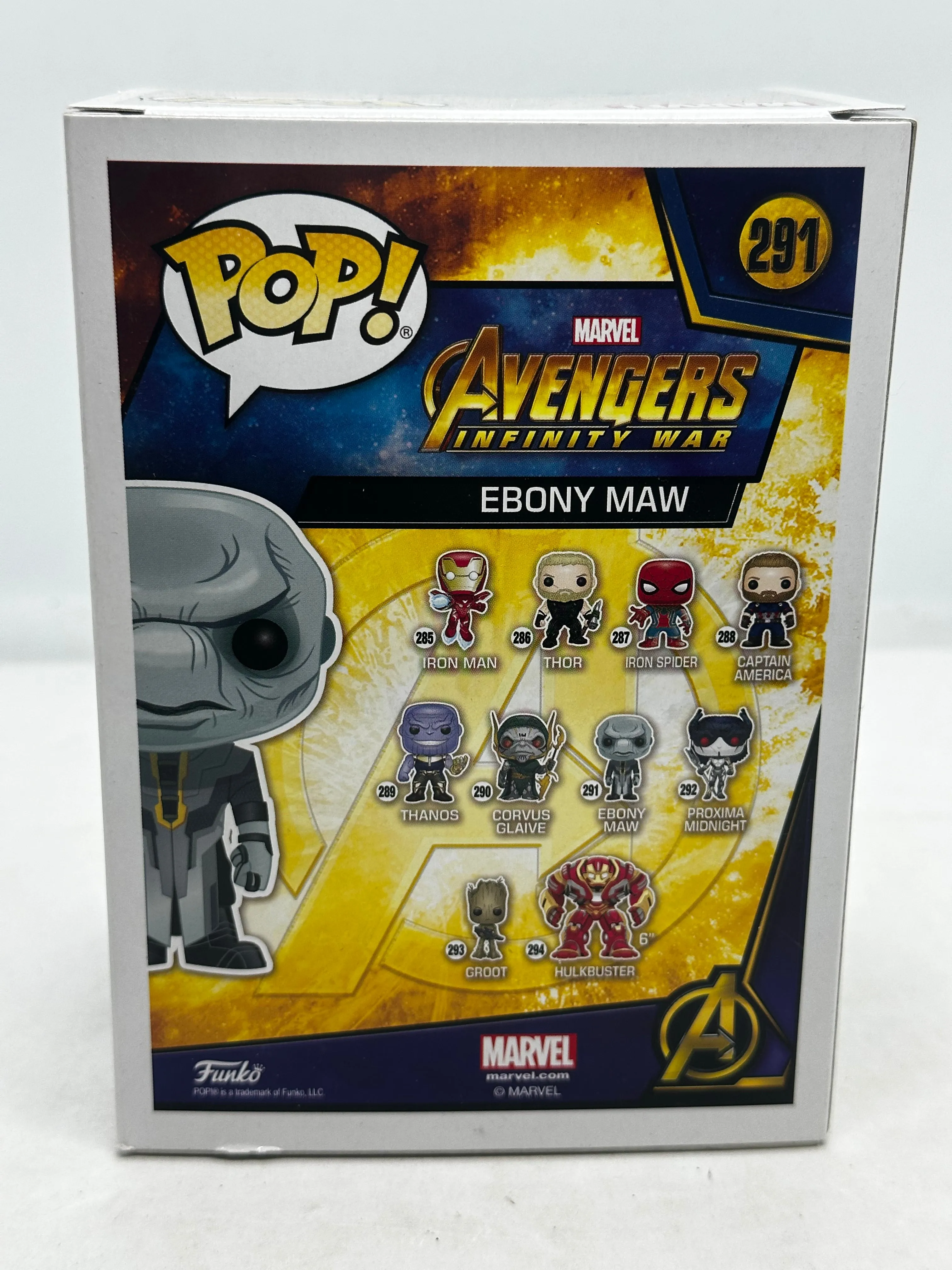 Avengers: Infinity War - Ebony Maw #291 Pop! Vinyl