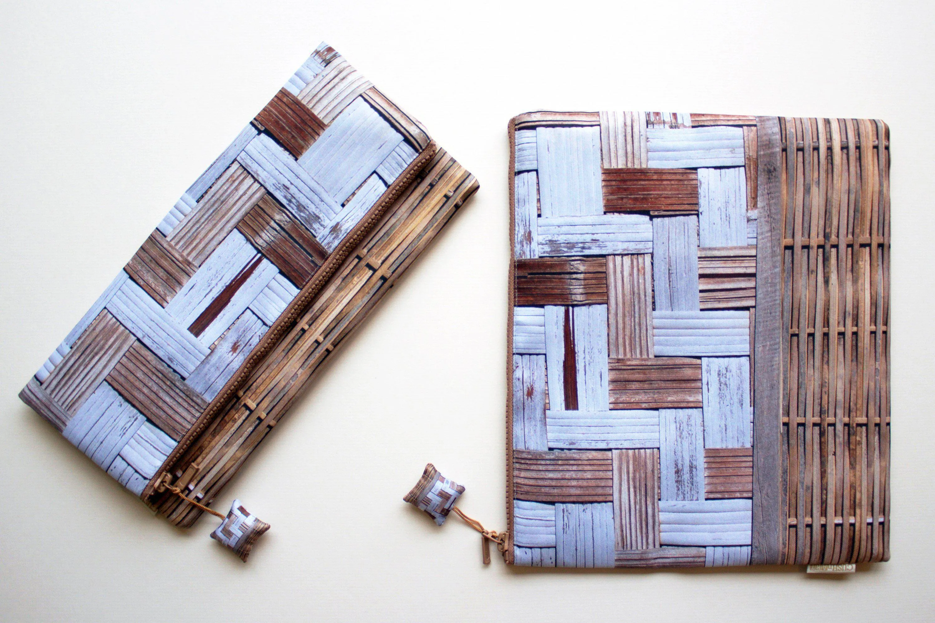 Bamboo Wall Evening Clutch Bag