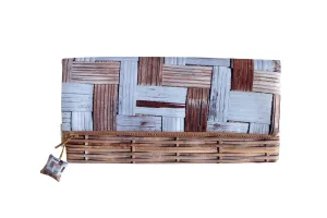 Bamboo Wall Evening Clutch Bag