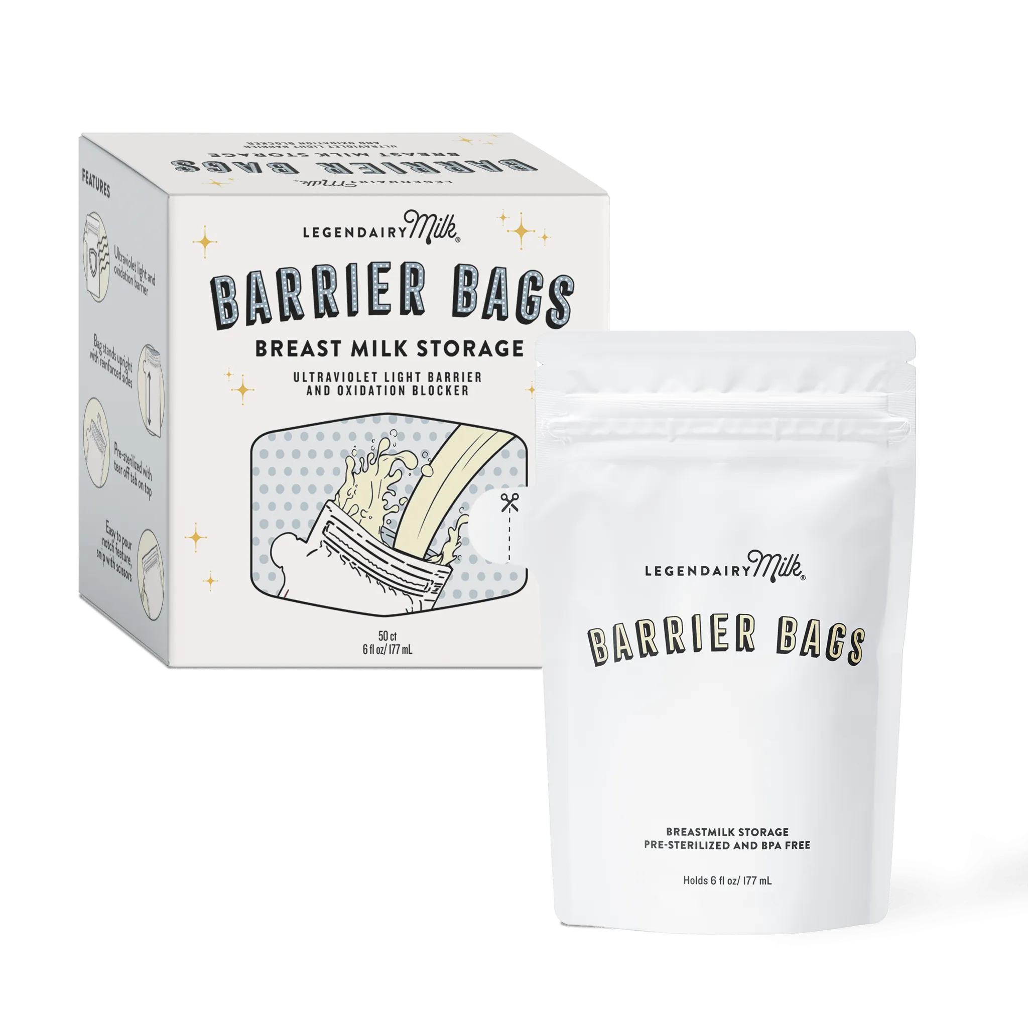 Barrier Bags for Breast Milk Storage