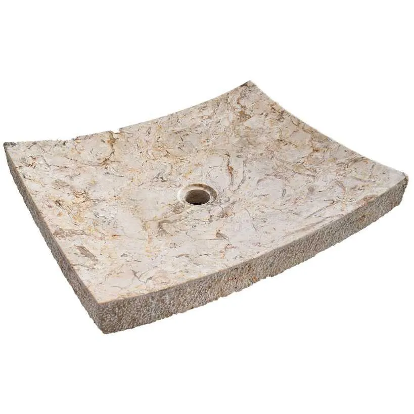 Bathroom Sink Marble Beige – Luxurious and Durable Design