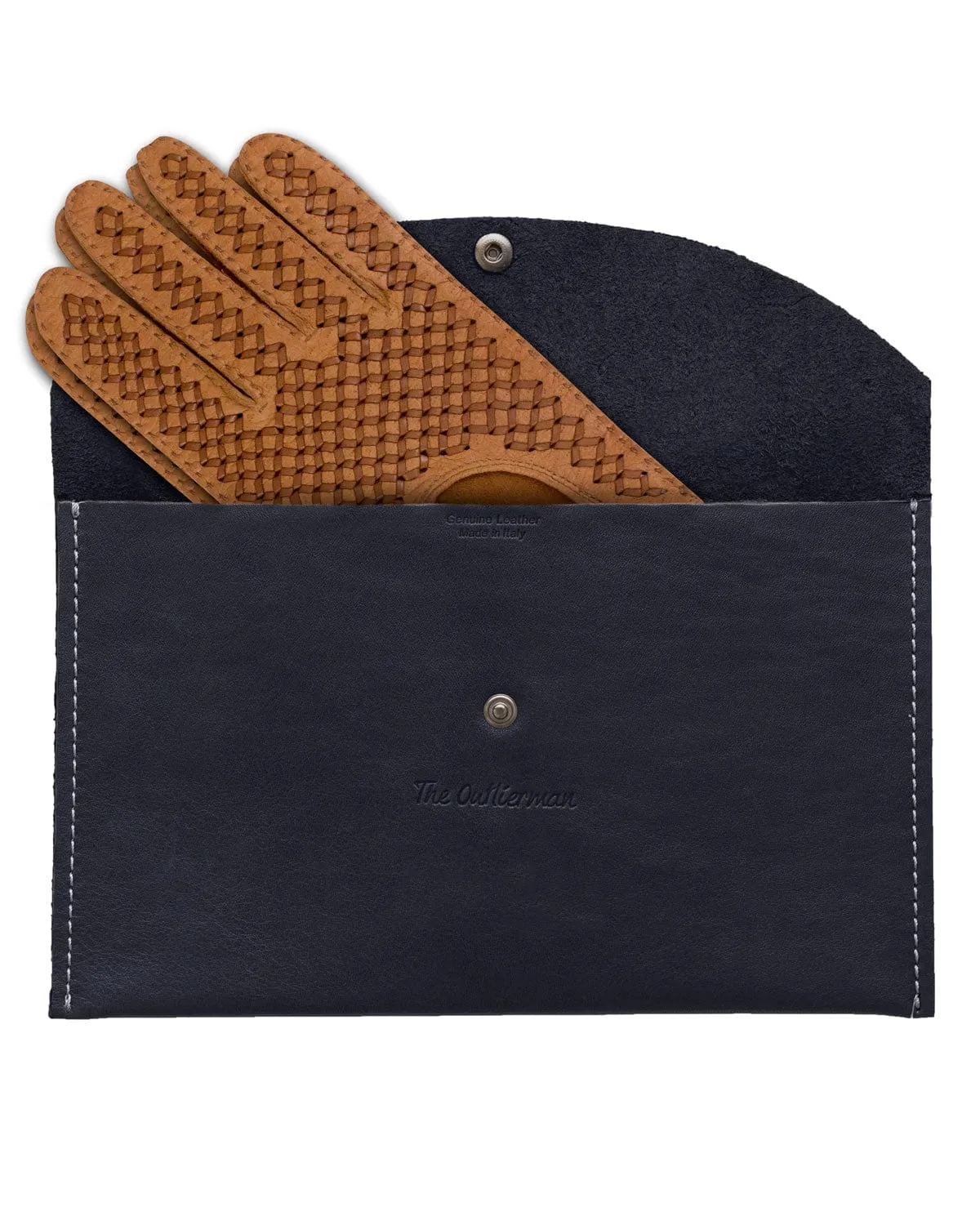BESPOKE - Peccary Leather Driving Gloves - Cork/Tan