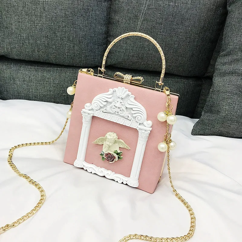 (BFM)Prime Sister~Gothic Lolita Retro Bag Baroque Square Crossbody Bag