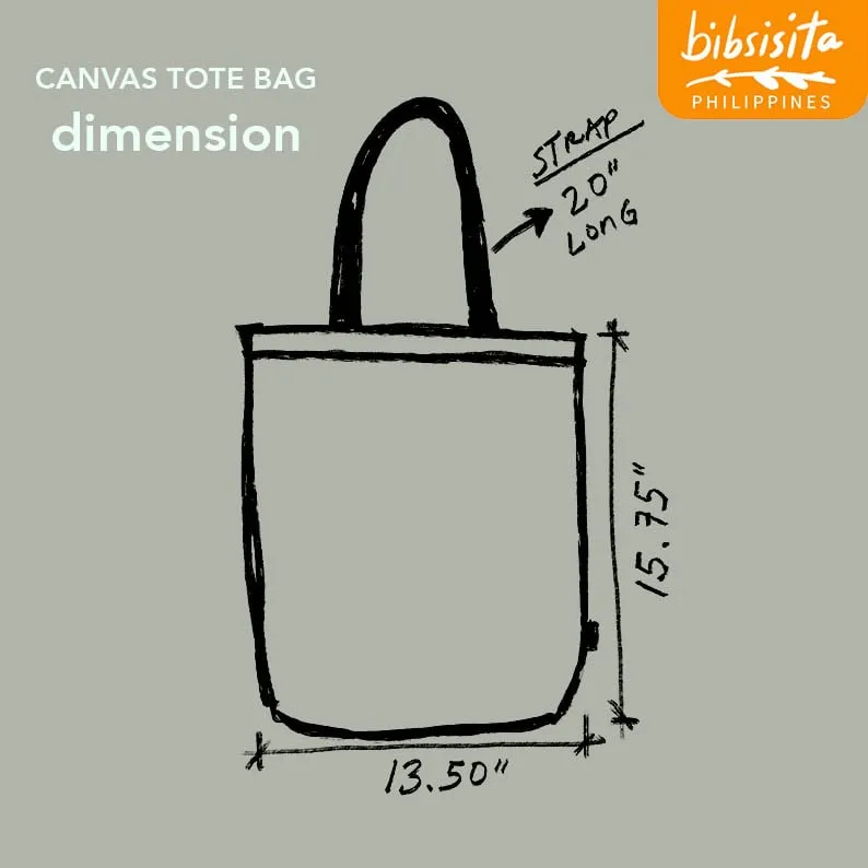 Bibsisita Canvas Totebag- I'M SHY