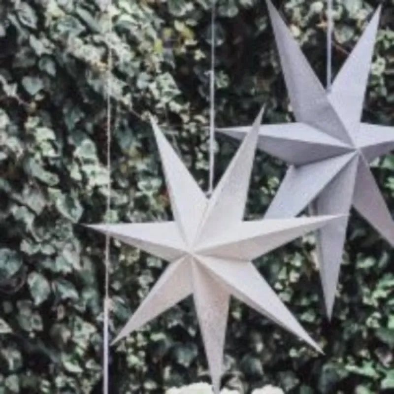 Biggie Best Large White Light Up Star Decoration