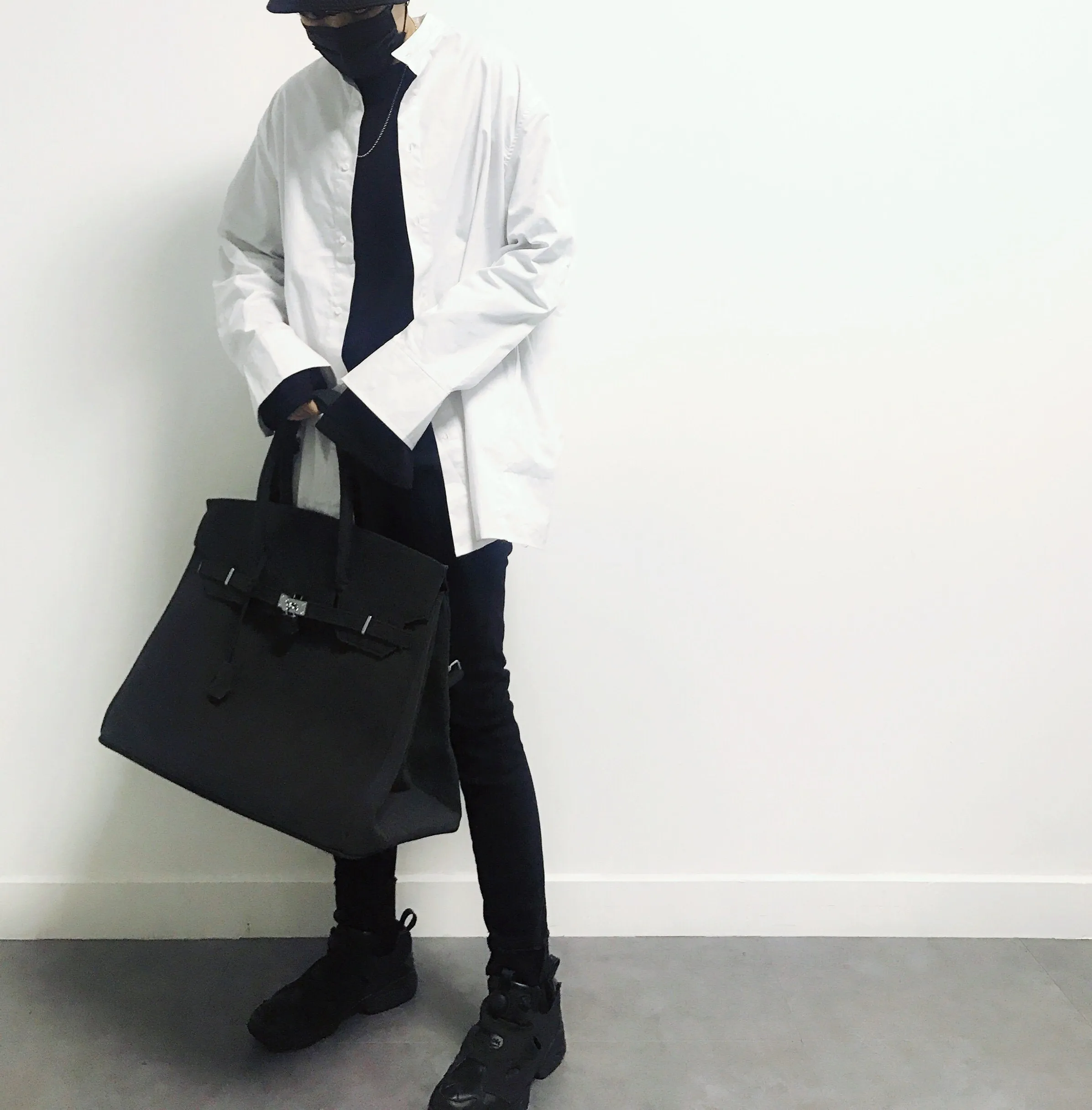 Birkin inspired canvas weekender overnight weekend travel bag fashion high street travel handbag