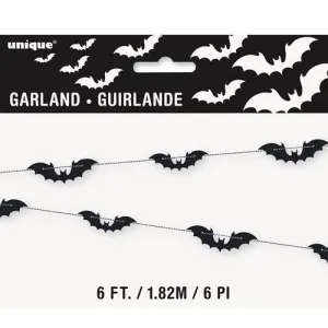 Black Bats Cutout Garland