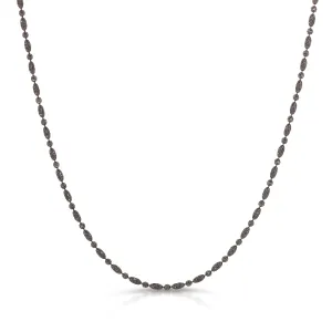 Black Rhodium Antique Bead Chain