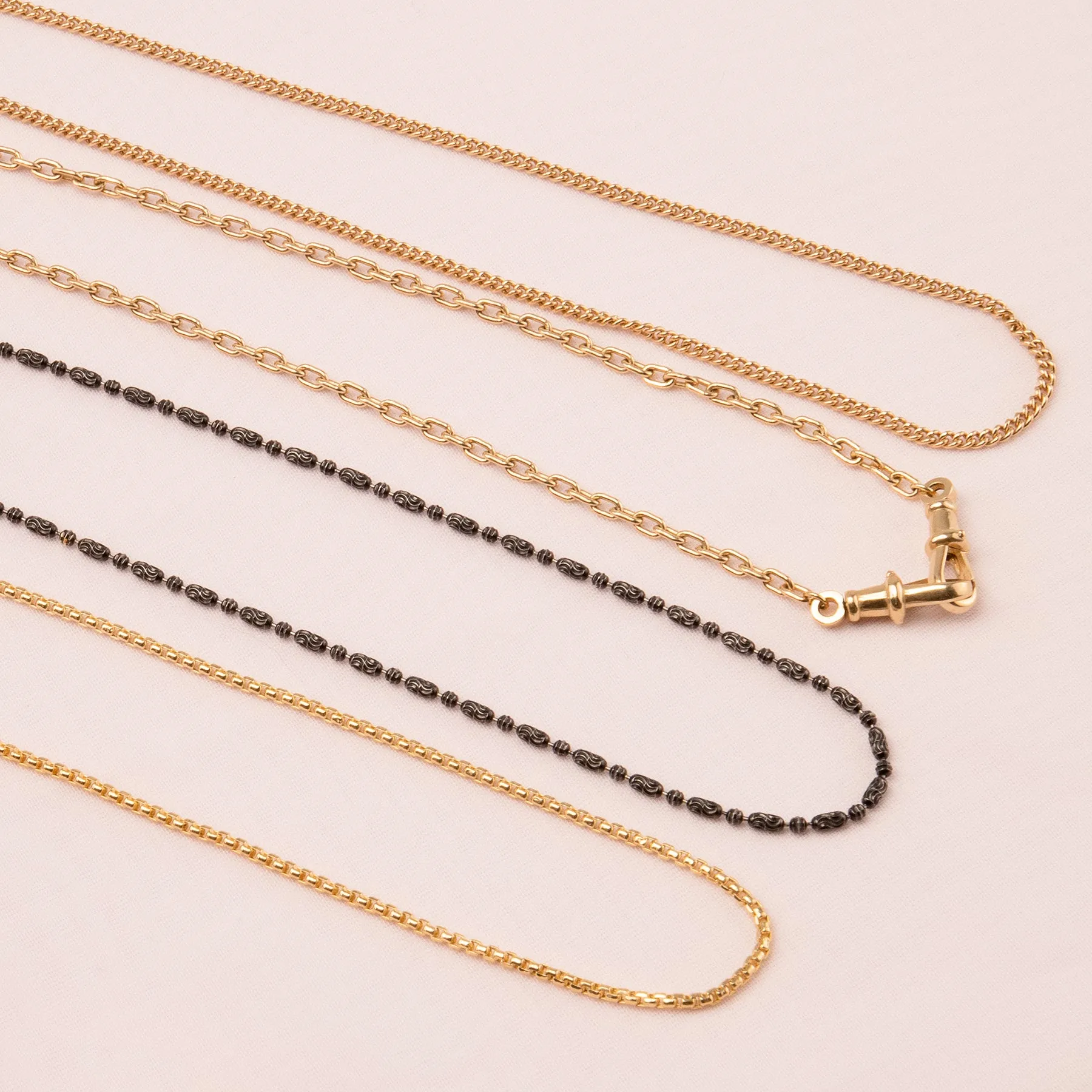 Black Rhodium Antique Bead Chain