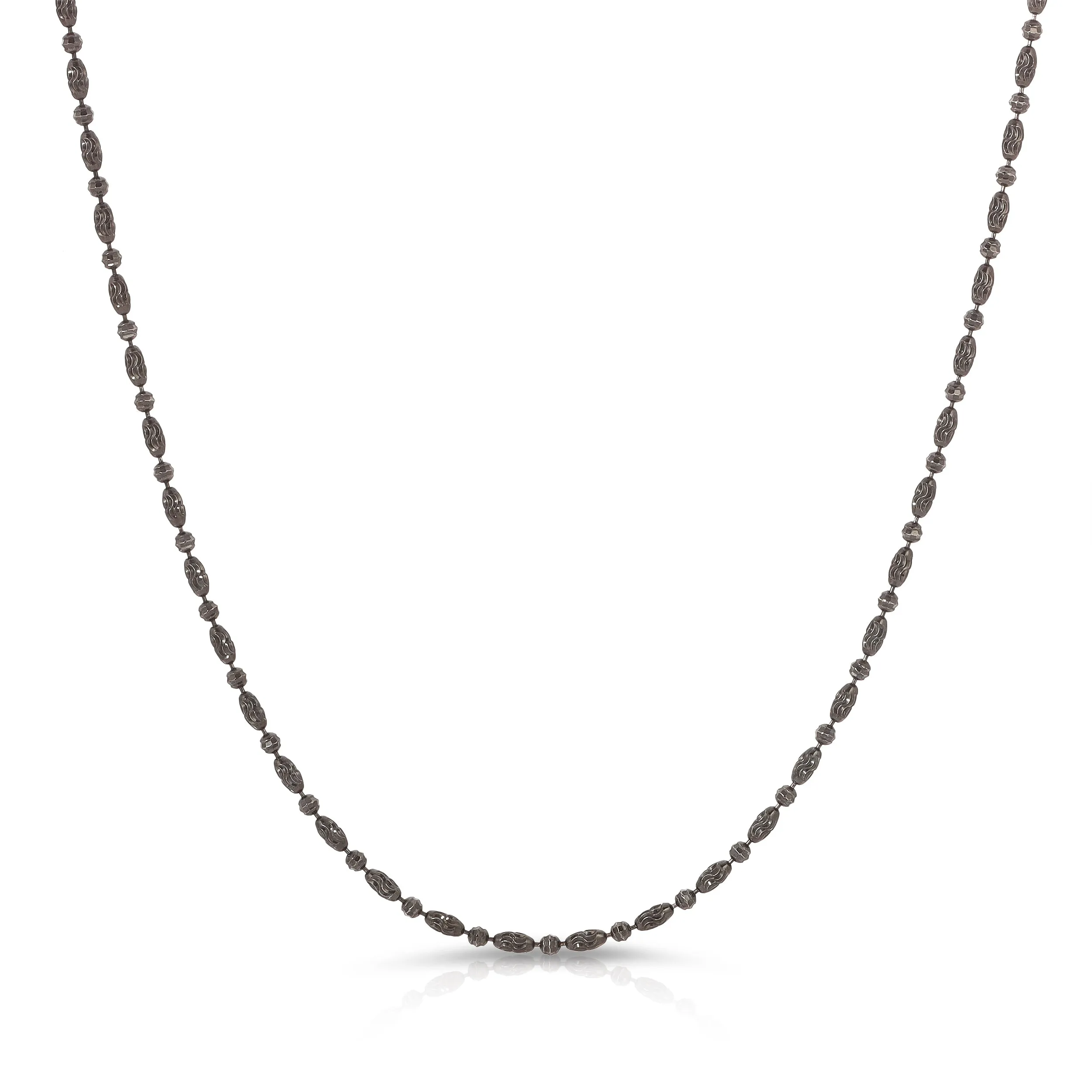 Black Rhodium Antique Bead Chain
