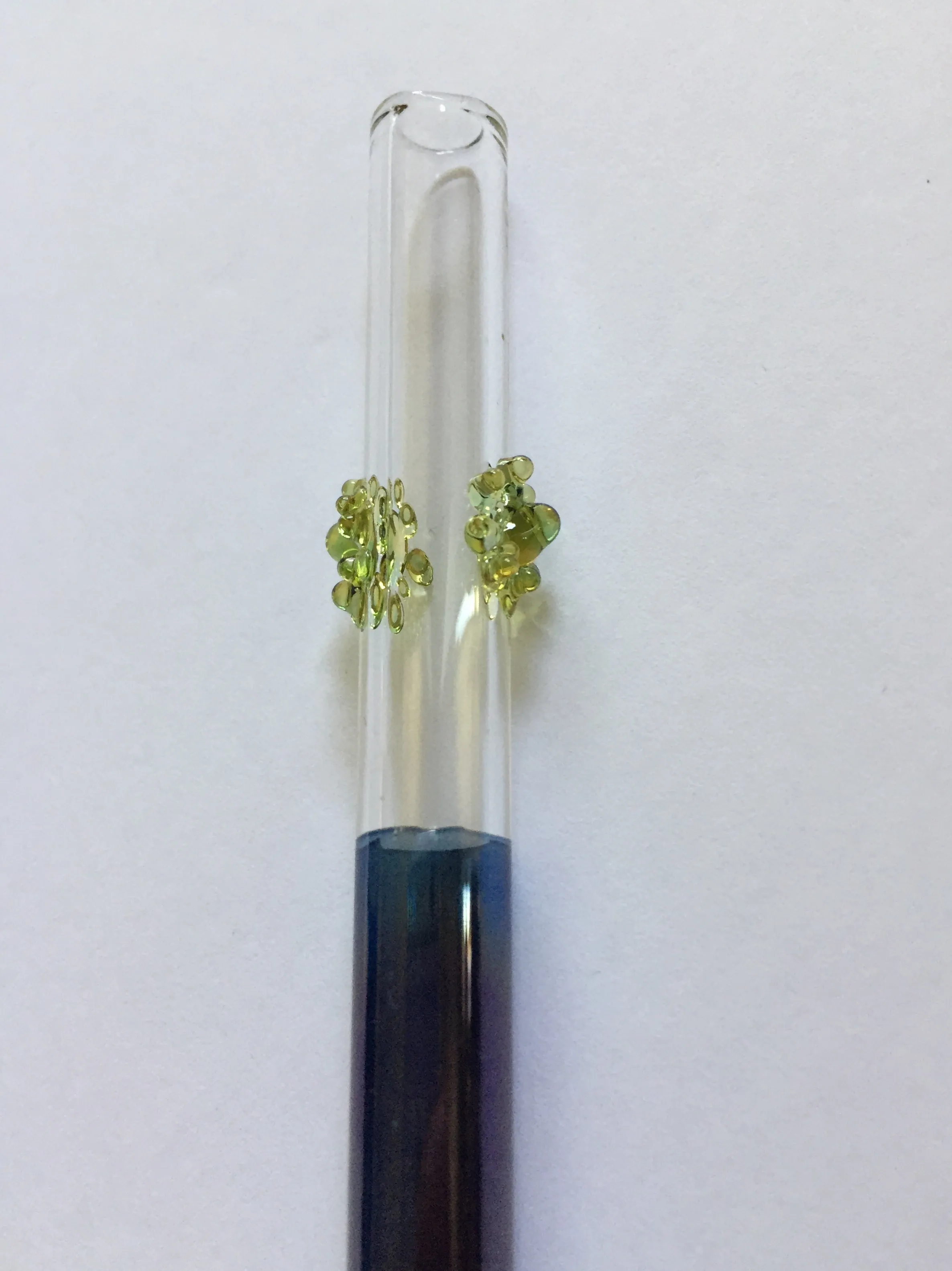 Blown Glass Straw - Dark Purple