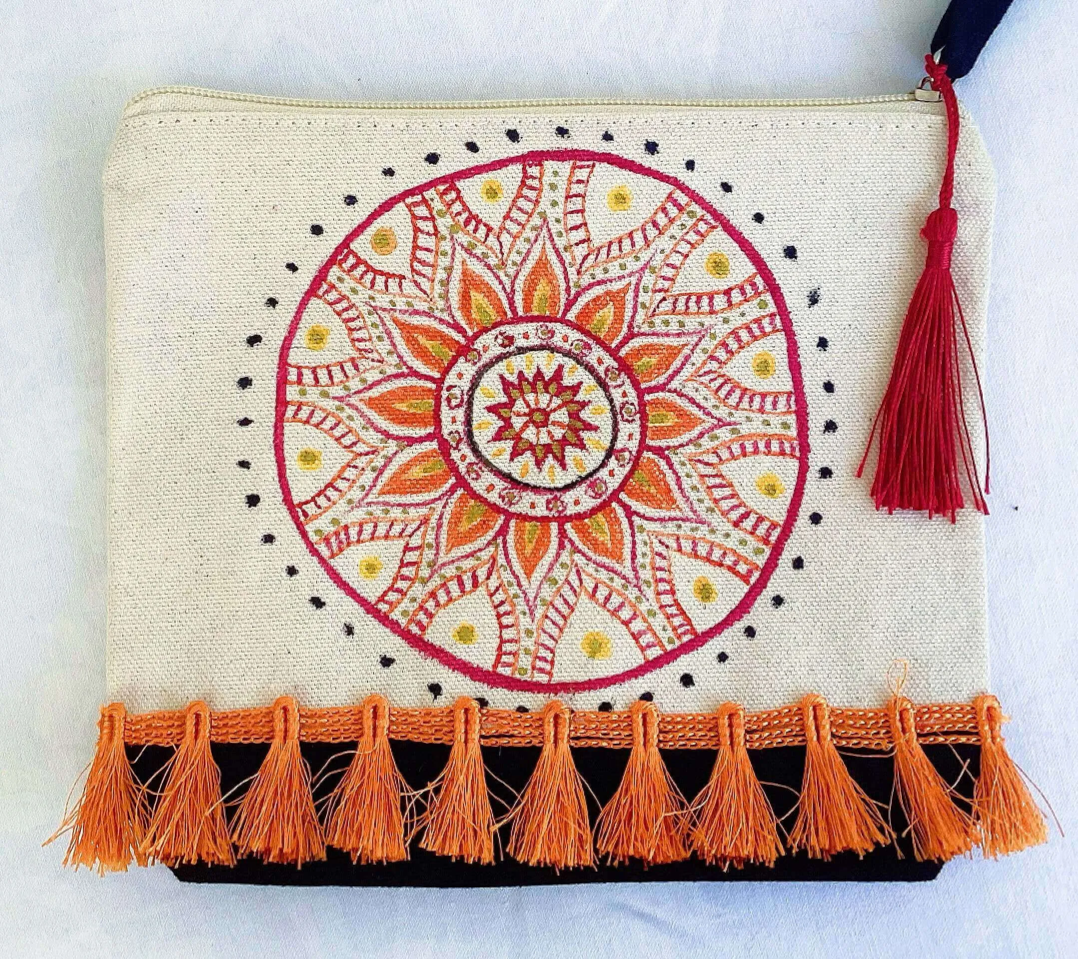 Boho Collection - Blazing Mandala Make-Up Pouch