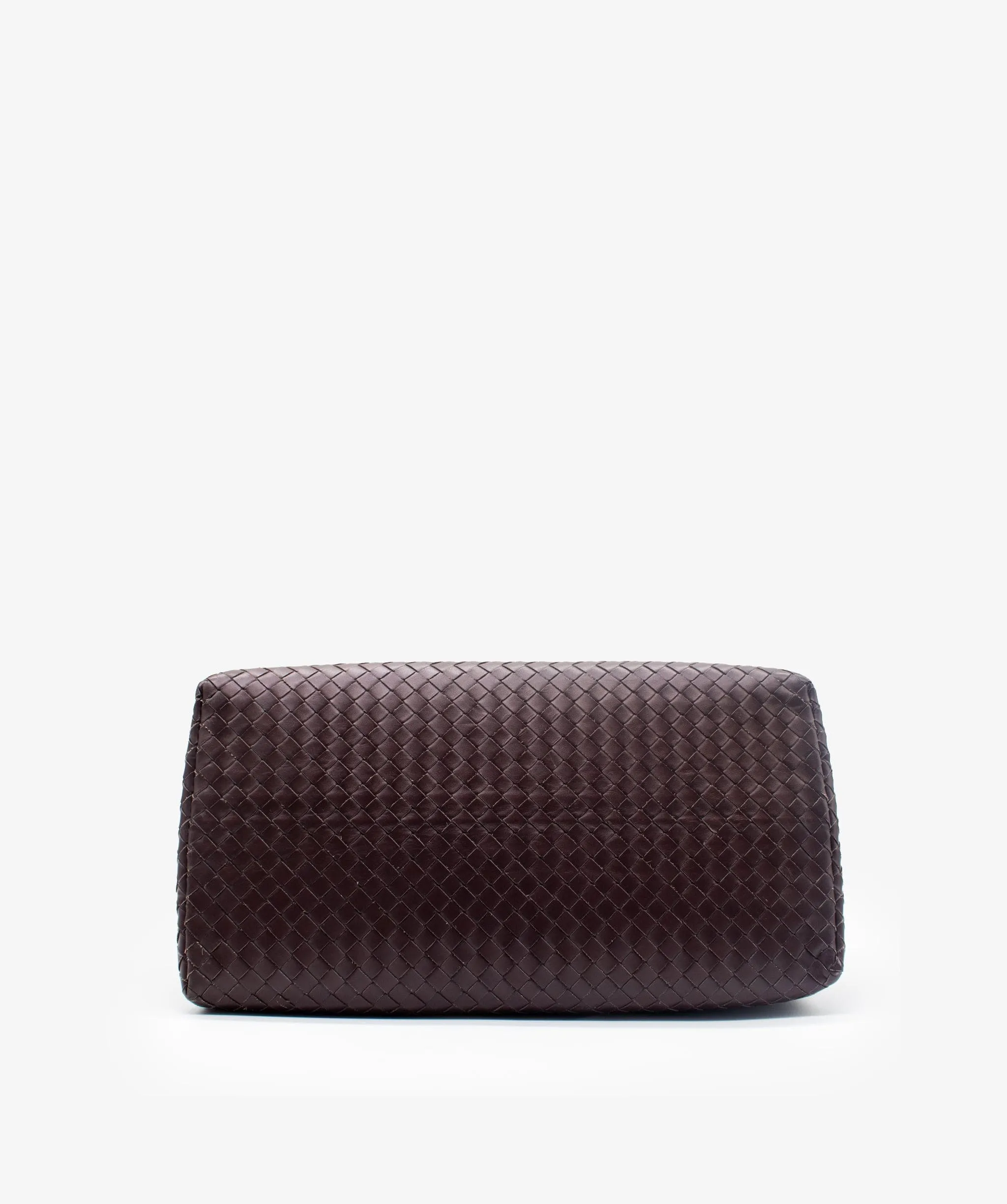 Bottega Veneta Brown Intrecciato Rome Tote – OL2016