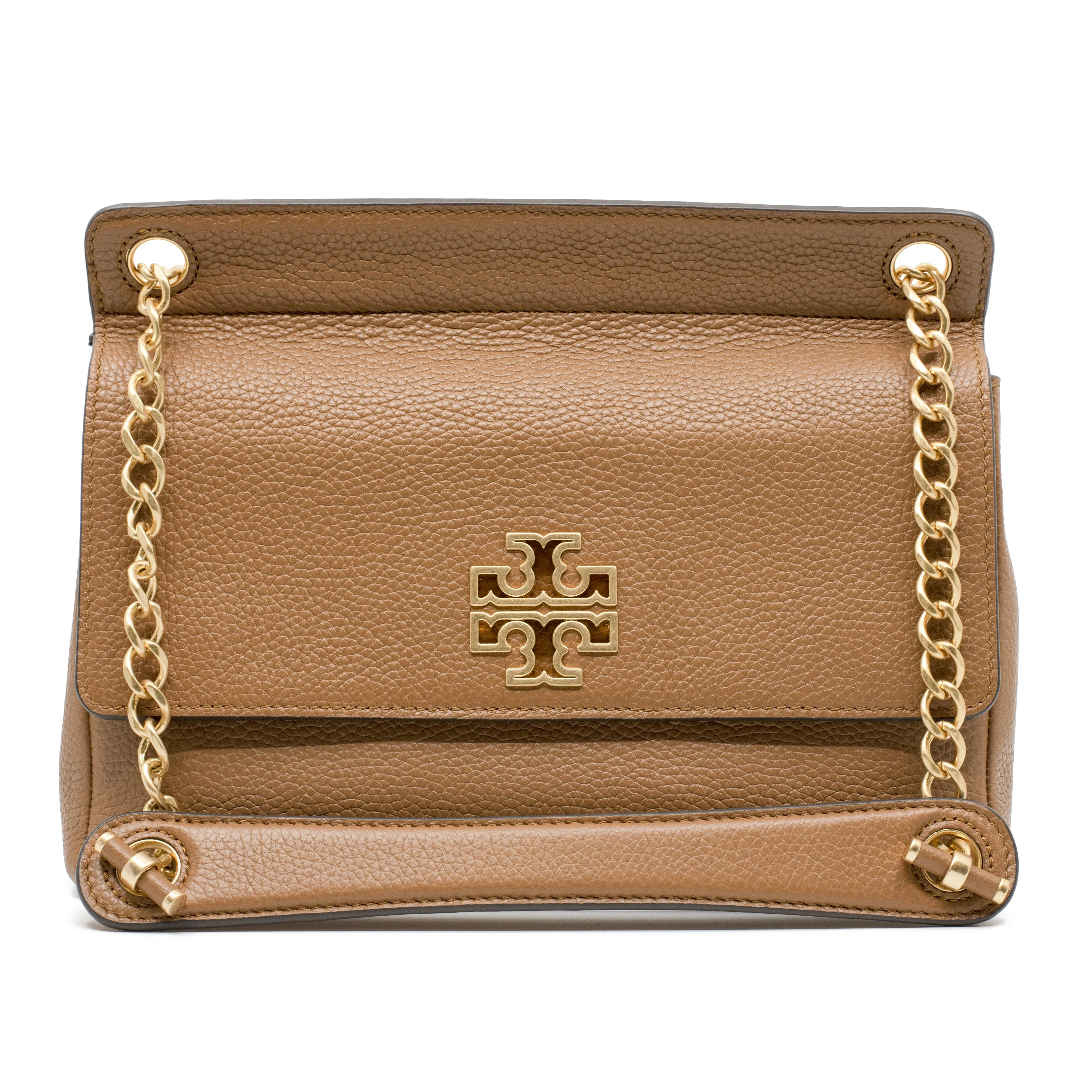 Britten Flap Shoulder & Crossbody bag in Bark