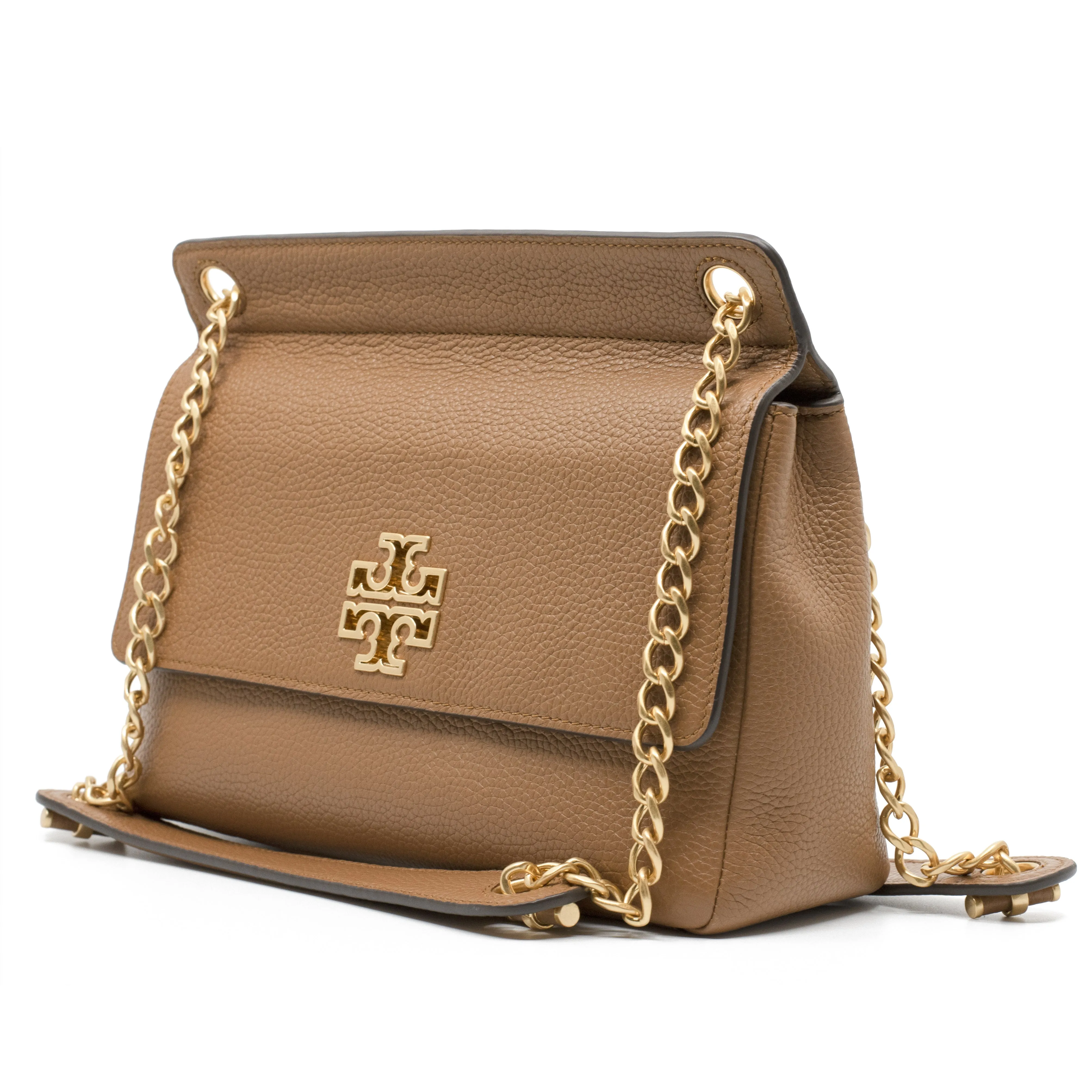 Britten Flap Shoulder & Crossbody bag in Bark