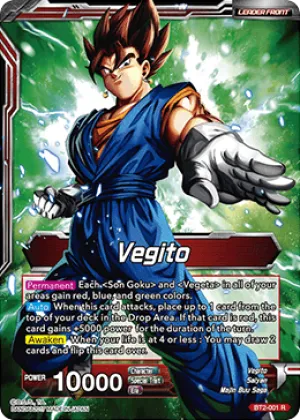 BT2-001 Vegito - Fusion Warrior Super Saiyan Vegito