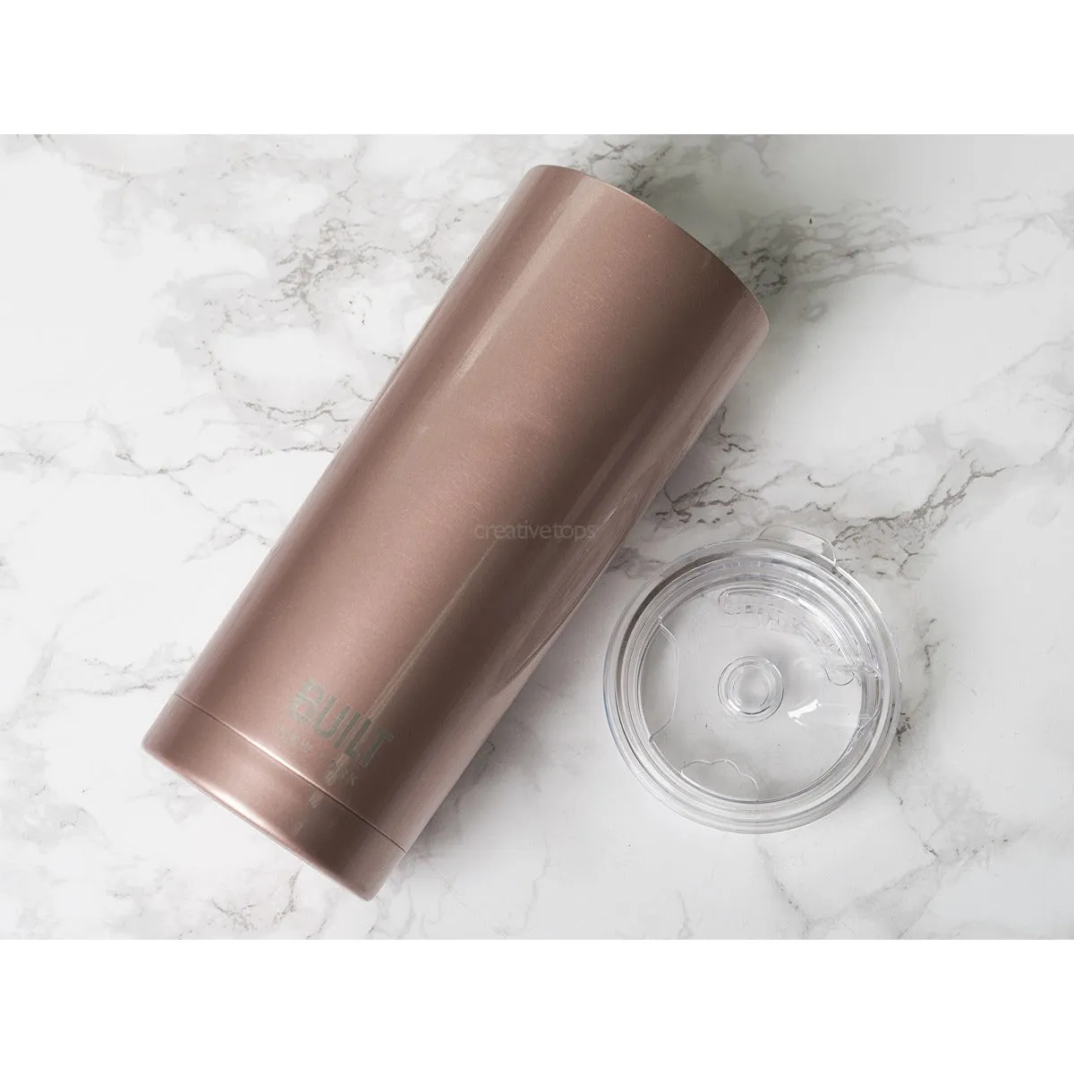 Built Double Wall Insulated Water Tumbler Metallic 590ml