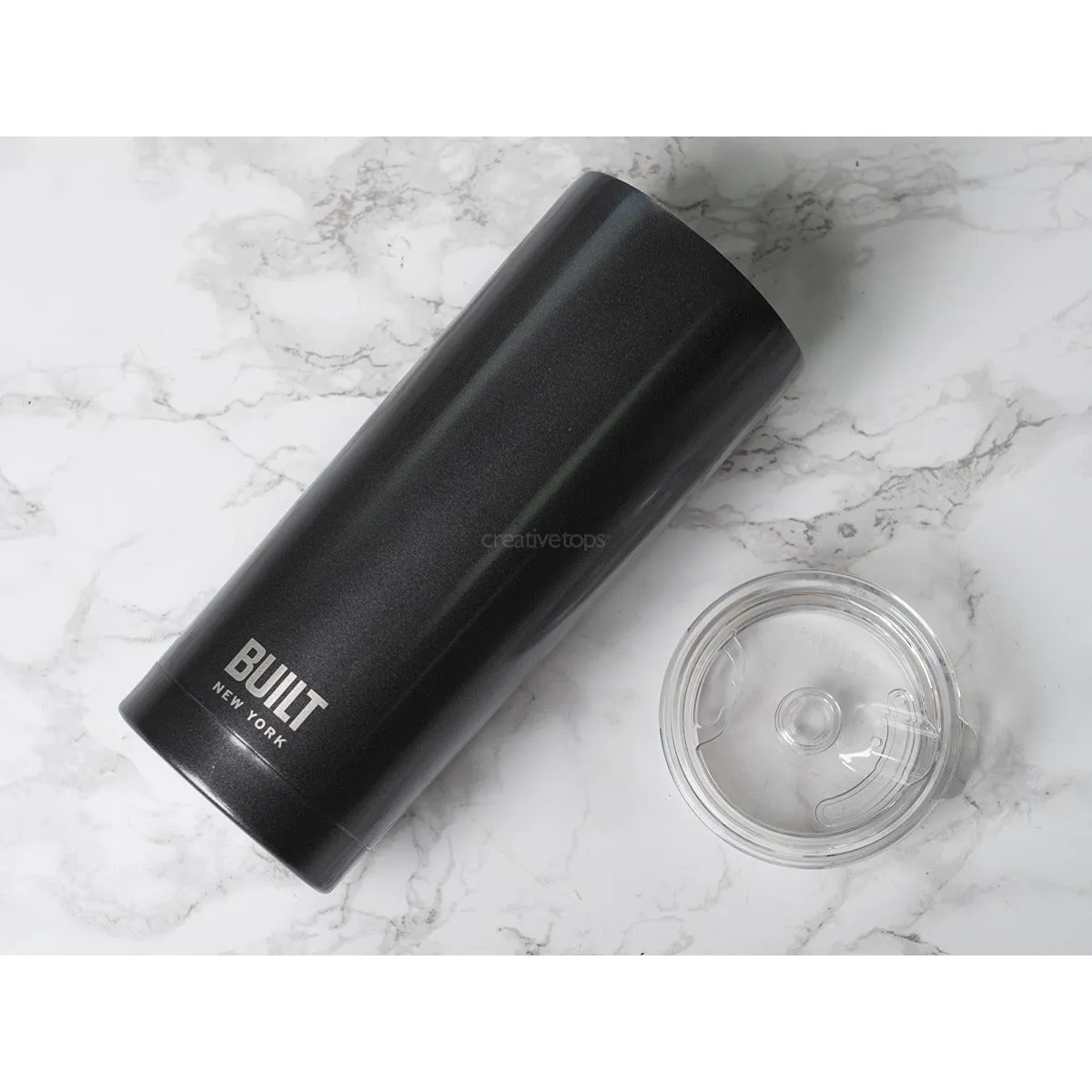 Built Double Wall Insulated Water Tumbler Metallic 590ml